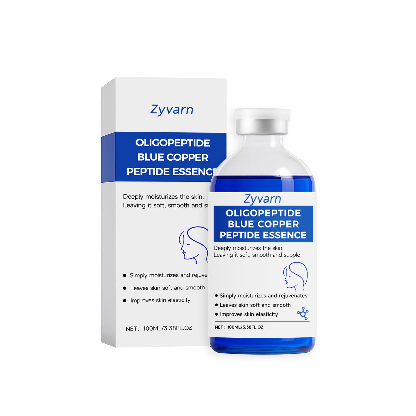 Sérum peptides de cuivre — texture et pipette