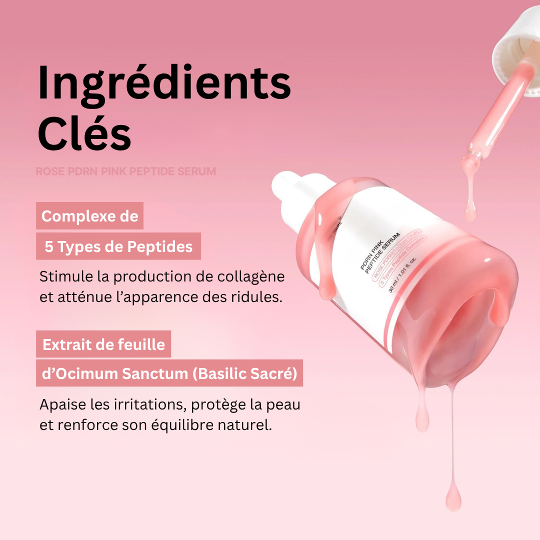 Sérum Pink Glow PDRN & Peptides