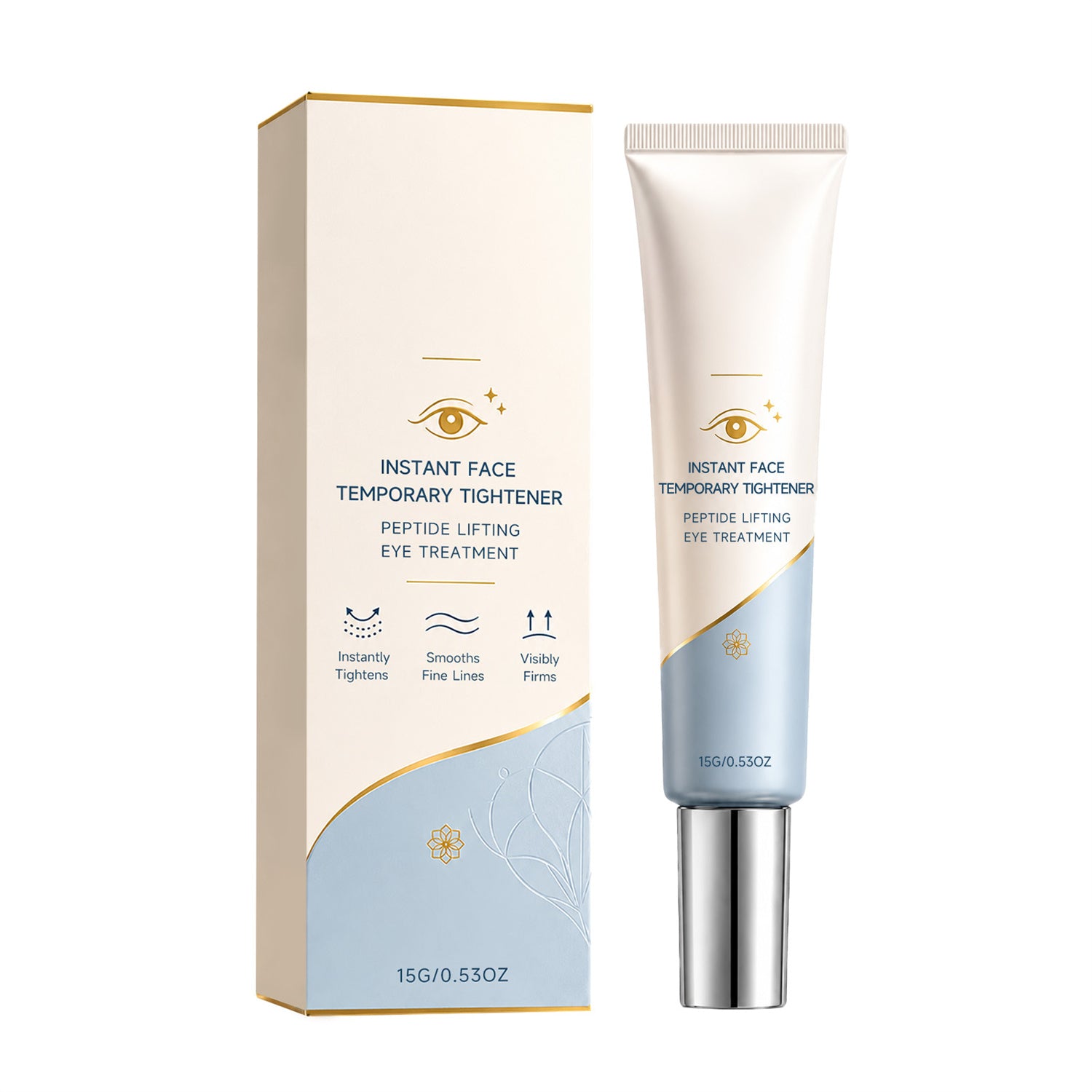 Soin contour des yeux peptides — texture crème