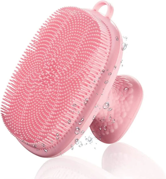 Brosse nettoyante visage silicone rose