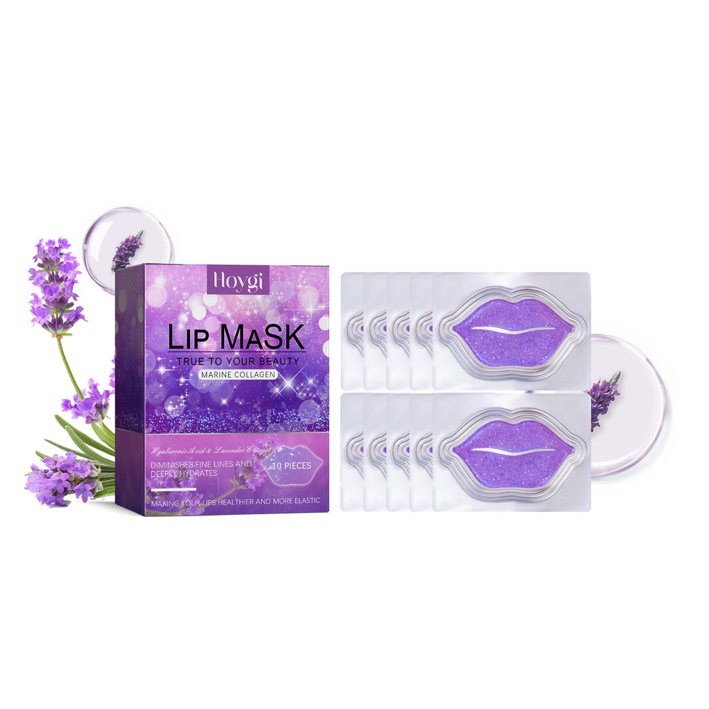 Masque lèvres nuit lavande