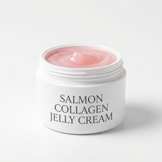 Crème Jelly Collagène de Saumon — packshot studio fond blanc