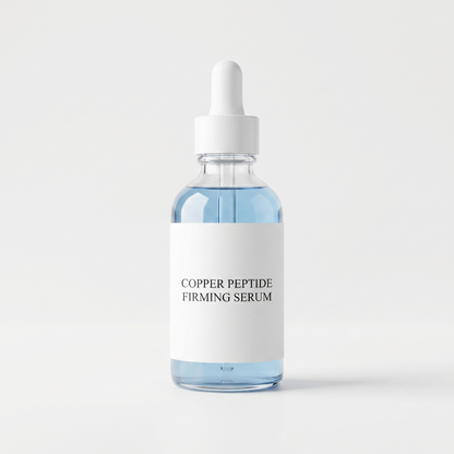 Sérum Peptides de Cuivre — packshot studio fond blanc